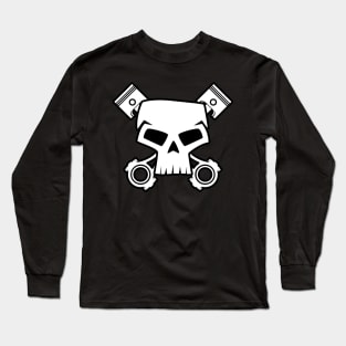 Racing Skull Long Sleeve T-Shirt